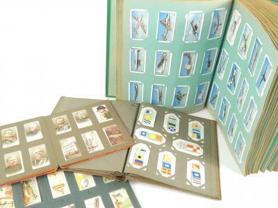 Four albums of Wills Players and Ogdens Cigarette cards