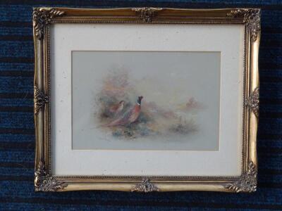 James Stinton. Pheasants in landscape - 2