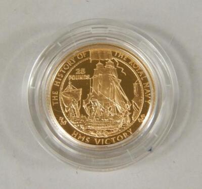 An Elizabeth II Bailwick of Jersey 2004 25 pound gold proof coin - 2