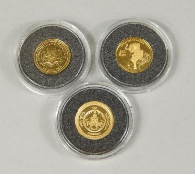 Various gold proof coins - 2