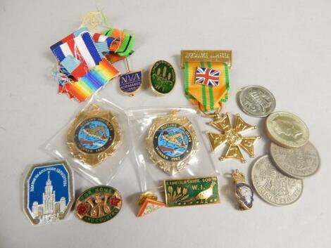 Various medallions