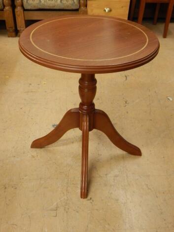 *A modern mahogany Edwardian style occasional table