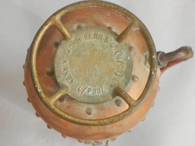 An Empire copper and gilt metal fire extinguisher - 3