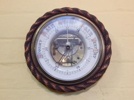 An early 20thC aneroid barometer