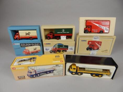 Various Classic Corgi commercial vehicles