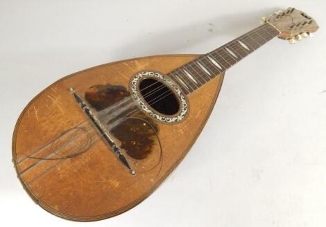 A late 19thC / early 20thC Neapolitan mandolin