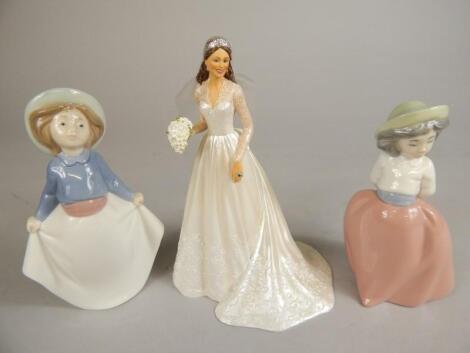 Three collectable figures