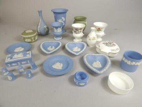 A large quantity of Wedgwood Jasperware