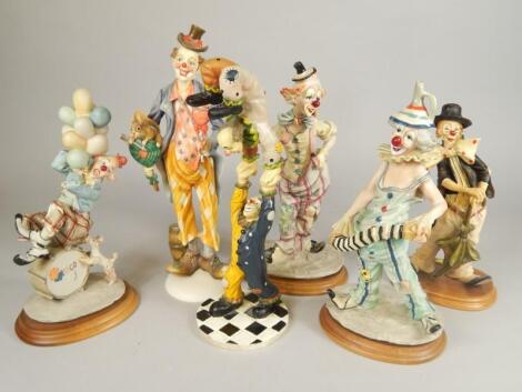 Various clown models