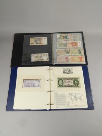 An album of Westminster bank notes of the World