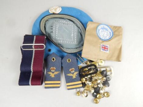 A quantity of RAF and United Nations ephemera