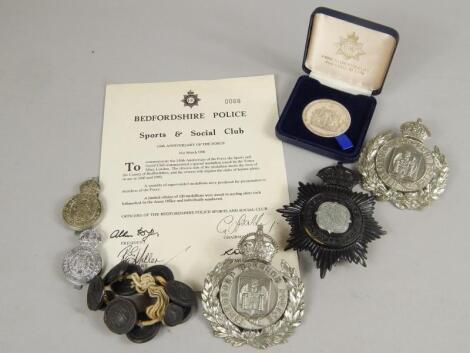 A quantity of police ephemera