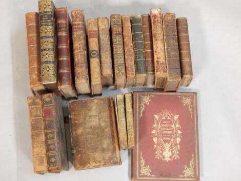 Miscellaneous leather bound books