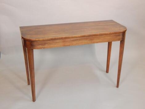 A George III mahogany serving table