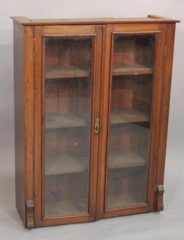 A Victorian mahogany bookcase