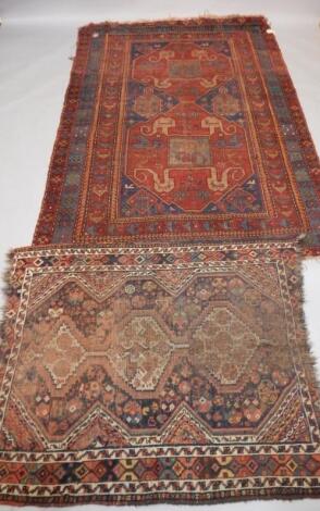 A Persian Kazak style rug