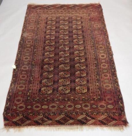 A Bokhara rug