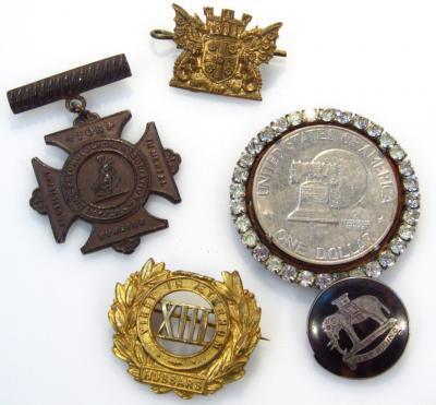 Various pin badges