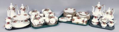 Various Royal Albert Old Country Roses tea ware