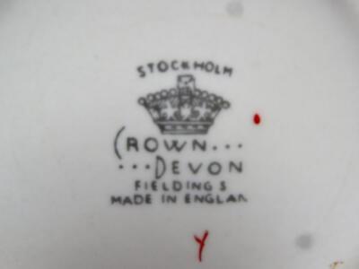 Various Crown Devon Fieldings Stockholm Deer pattern dinnerware - 3