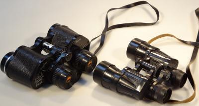 Two pairs of 20thC binoculars