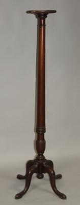 A late 19thC mahogany torchere