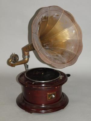 A 20thC HMV circular based gramaphone