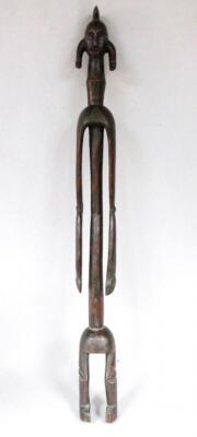 A 20thC African style tribal carved wood figure