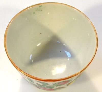 A 19thC Cantonese famille vert jar and cover - 6