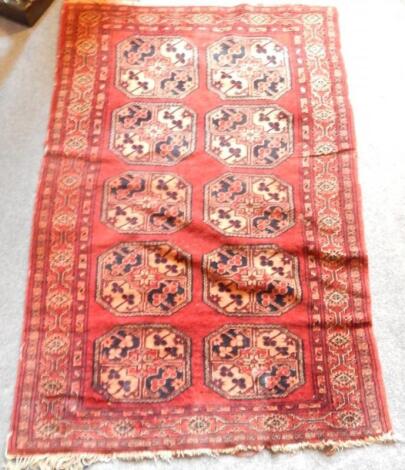 A Bokhara design rug