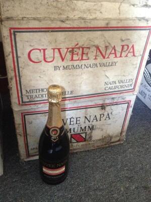 Mumm Cuvee Napa sparkiling wine (12 bottles/1.5boxes)