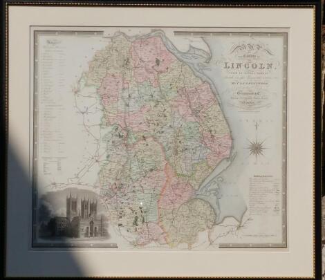 Greenwood (C & J). Map of the County of Lincoln from an actual survey made in the years 1827 & 1828