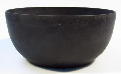 A 19thC Wedgwood black basalt bowl