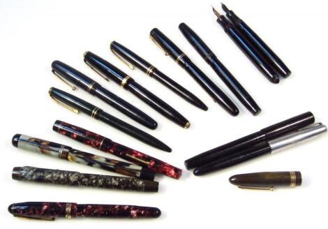 Various fountain pens