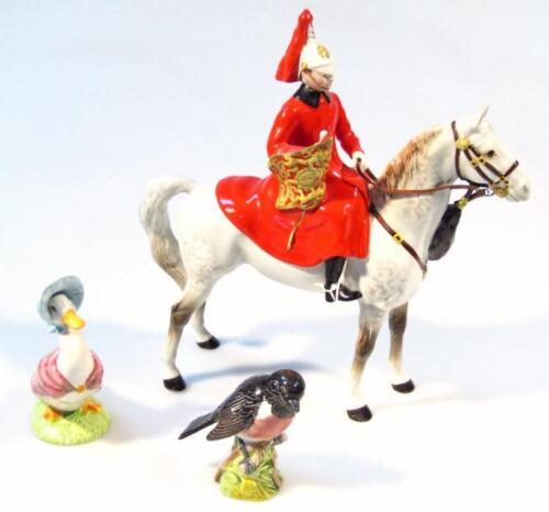 A Beswick figure of the Lifeguard on Horseback