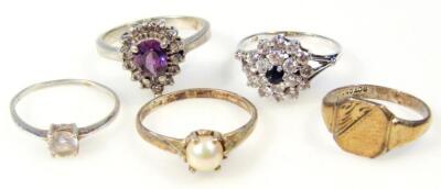 Various dress rings - 3