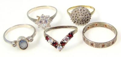 Various dress rings - 4