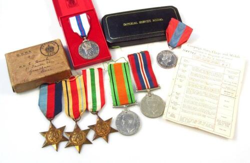 Various WWII medals