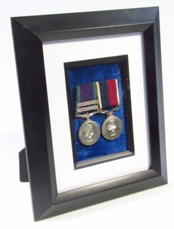 A Queen Elizabeth II Campaign Services Medal