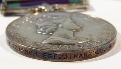 A Queen Elizabeth II Campaign Services Medal - 4