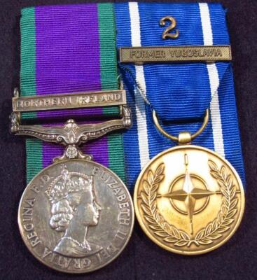 A Queen Elizabeth II Campaign Services Medal - 2