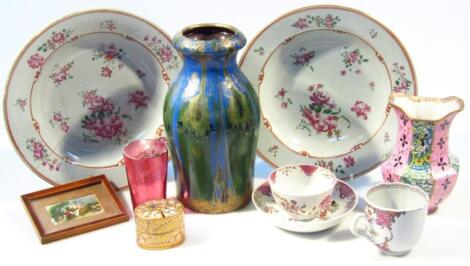 Various 18thC and later porcelain