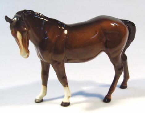 A Beswick standing horse