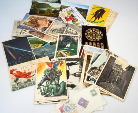 Various 20thC postcards