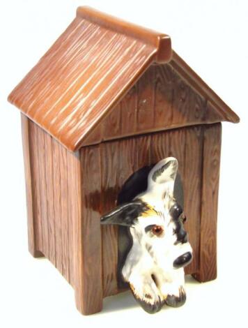 A Crown Devon Fieldings musical kennel box