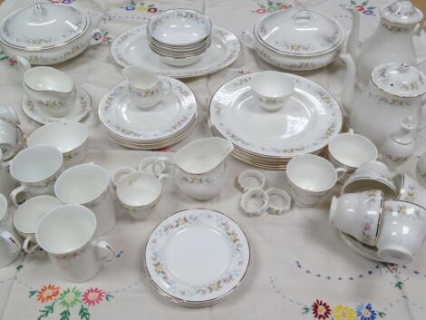 Various 20thC Mayfair bone china dinnerware