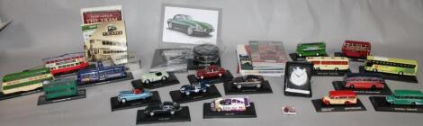 Various Jaguar and other die-cast vehicles