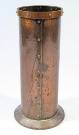 A W-FW copper shell type vase