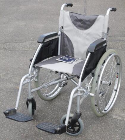 An Enigma Drive folding wheelchair