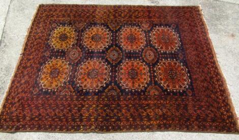 A Middle Eastern rug